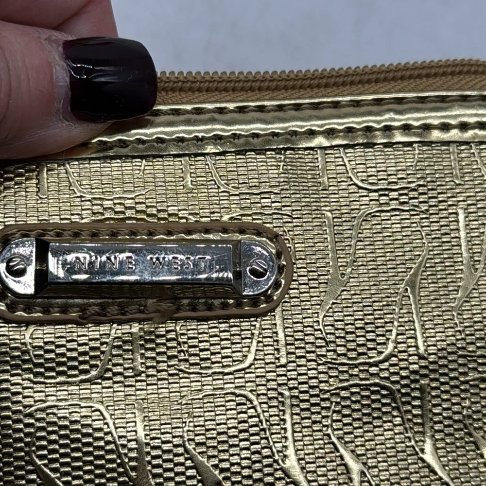 Nine West Gold Wristlet